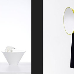 Reflect+ Edvard Small Moka Oval Framed Mirror - Deknudt Mirrors - Wall Mirrors