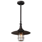 Troy Lighting - Allegheny, Outdoor Pendant, 13" - Lamping Info: 2 x 60W Medium Base Incandescent (Not Included)