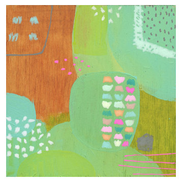 "Here and There" Original Painting on Wood