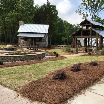 Rustic Outdoor Entertaining Space