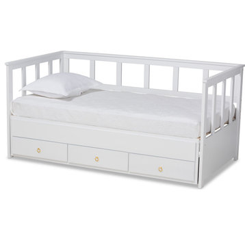 Kendra Expandable Daybed - White, Twin