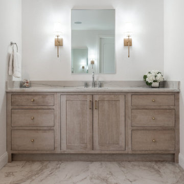Delafield Elegance: Glass Doors & Black Islands