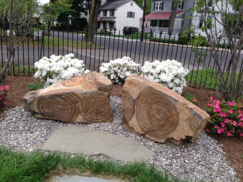 Historic Doylestown Cemetery-Artisan stone for Memorial Gardens