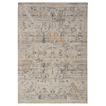 Nourison Nyle 5'3" x 7'10" Ivory Taupe Vintage Indoor Area Rug