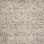 Loloi II - Loloi II Hathaway Red/Ivory/Multi 1'-6" x 1'-6" Sample Swatch - With all the grace and gravitas of an antique rug, our printed Hathaway rug offers old world style with an inspired, ethereal color palette of pearly grey, bone and faded brick. Perfect for today's busy lifestyles, the classic all-over medallion design is as timeless as the tough stain resistant construction is timely.