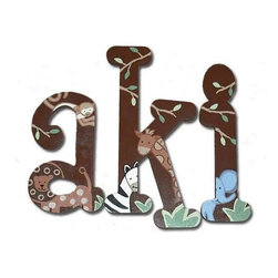 Custom Jungle Safari Letters - Wall Letters