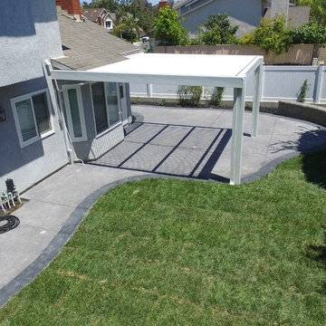 Backyard Patio Cover and Hardscape
