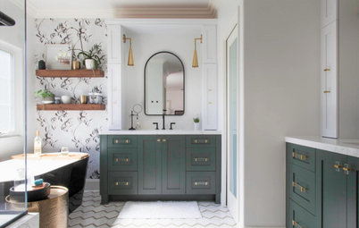 Bathroom of the Week: Modern Farmhouse and a Nod to Nature