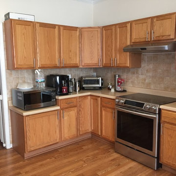 In Progress - Warm Monochrome Kitchen Update