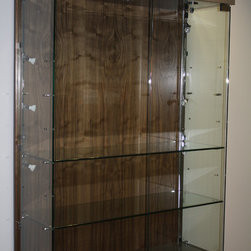 Glass display case - Display And Wall Shelves 