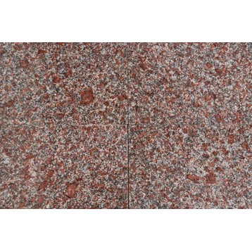 Mahogany Granite Tiles, Polished Finish, 12"x12", Set of 80