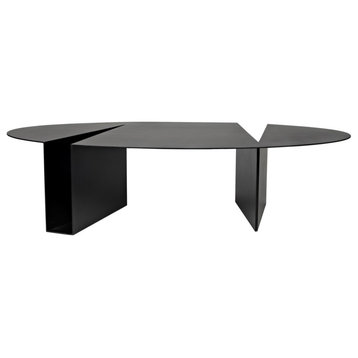 NOIR Furniture - Minerva Coffee Table, Black Metal - GTAB1084MTB