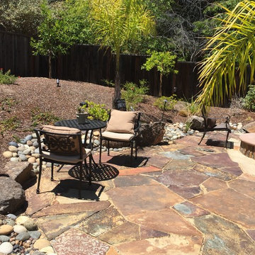 Unused Side Yard turns into Favorite Hot Spot at Sunset in Walnut Creek