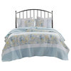 100% Cotton Printed Coverlet Set