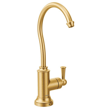 Moen Sip Traditional Brushed Gold One-Handle Beverage Faucet