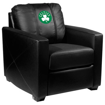 Boston Celtics Secondary Stationary Club Chair Commercial Grade Fabric