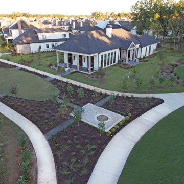 One Story Contemporary with Sculpture Garden 2400 sq ft