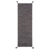 Safavieh Montauk Collection MTK150 Rug, Grey/Black, 2'3" X 7'