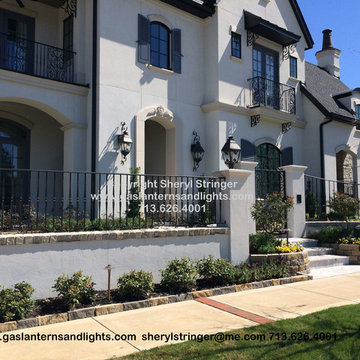 Sheryl's French Chateau Gas Lanterns