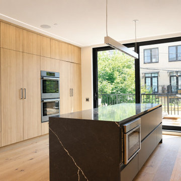 Gray and Wood kitchen Carroll Gardens, brooklyn