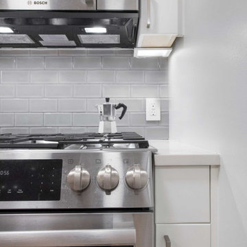 Classic Kitchen and Bath in Warm Taupe and Mocha