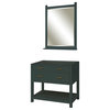 Le Bath by Sunny Wood Pullman Series 36" 1 Drawer Vanity With Open Shelf