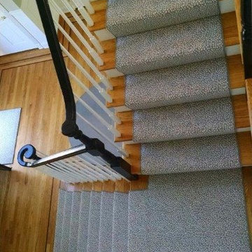 Carpet Runners on Wood Stairs