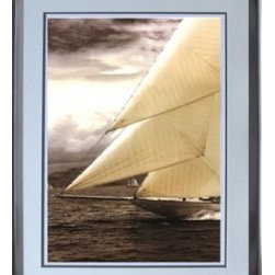 Sailing 2 Framed Art - Artwork