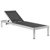 Shore Set of 2 Outdoor Patio Aluminum Chaises With Cushions