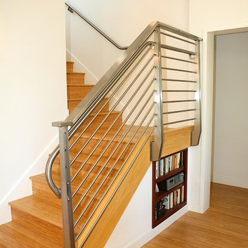 Modern Meets Casual - Addition & Remodel - Stairway