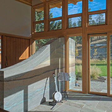 Naramata Bench House | Entrance and Morning Room