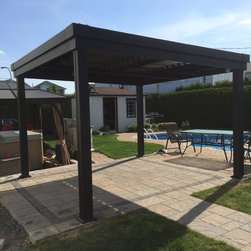 Pergola &agrave; lames int&eacute;gr&eacute;es - Pergolas