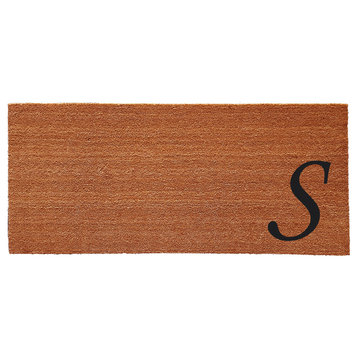 Urban Chic Monogram Doormat 2'x4', Letter S