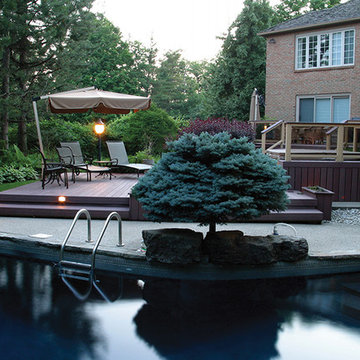 decks with pools.