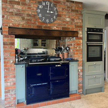 Traditional Green Shaker Kitchen