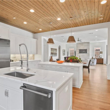 Modern Lighting Options For This Family Kitchen Remodel in Calabasas, CA