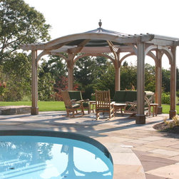 Octagonal Shade Pergola - Pergolas