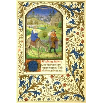 The Flight into Egypt : Book of Hours - Detail Print