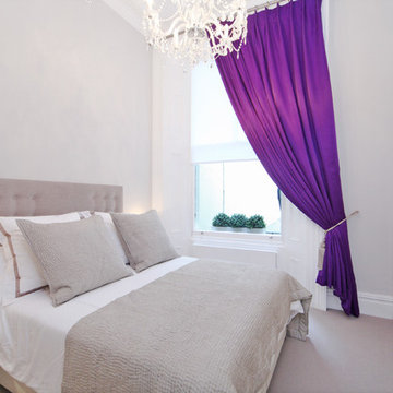 Calm, luxurious bedroom
