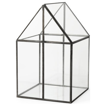 Xl House Shaped Glass Terrarium