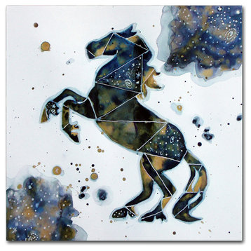 Lauren Moss 'Galactic Horse' Canvas Art, 24x24