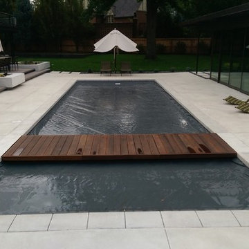 Modern Recreational Oasis Backyard