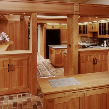 Greene and Greene Style Kitchen