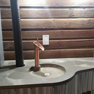 Bathroom Add-on- Open, Industrial Style