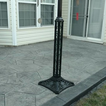 Scott stamped concrete patio