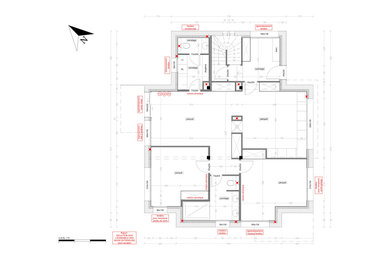 Aménagement d'une maison contemporaine.