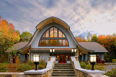 Trendy exterior home photo in New York