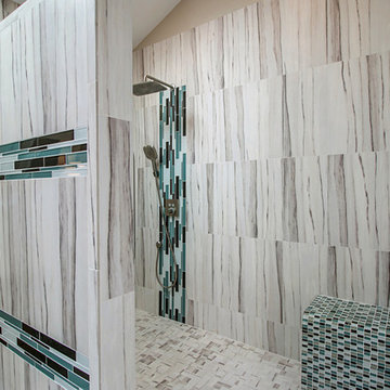 For the love of Turquoise Master bathroom remodel