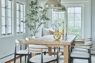 Transitional dining room photo