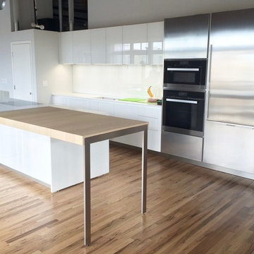 Brown Camp Loft Kitchen Renovation